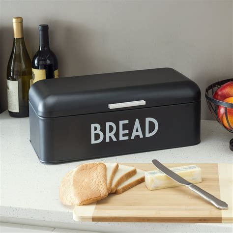 metal bread boxes|wooden bread box walmart.